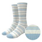 The College Ruled | Stripe Heel Hammock™ Crew Socks - Shinesty