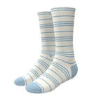 The College Ruled | Stripe Heel Hammock™ Crew Socks - Shinesty