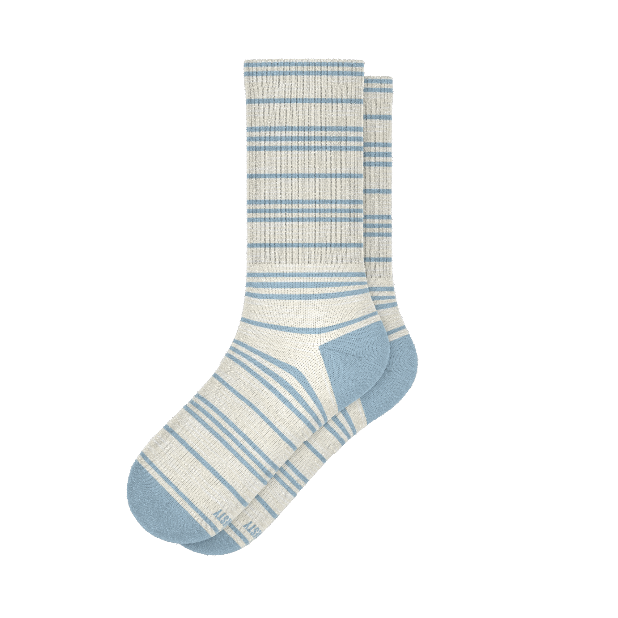 The College Ruled | Stripe Heel Hammock™ Crew Socks - Shinesty