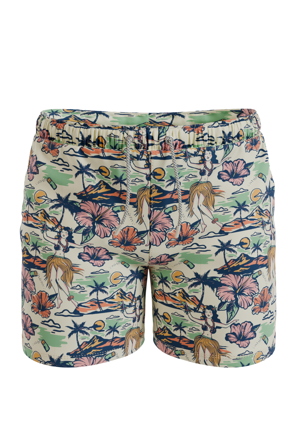 The Come Monday | Shinesty x Margaritaville® Ball Hammock® Pouch 8" Swim Trunks - Shinesty