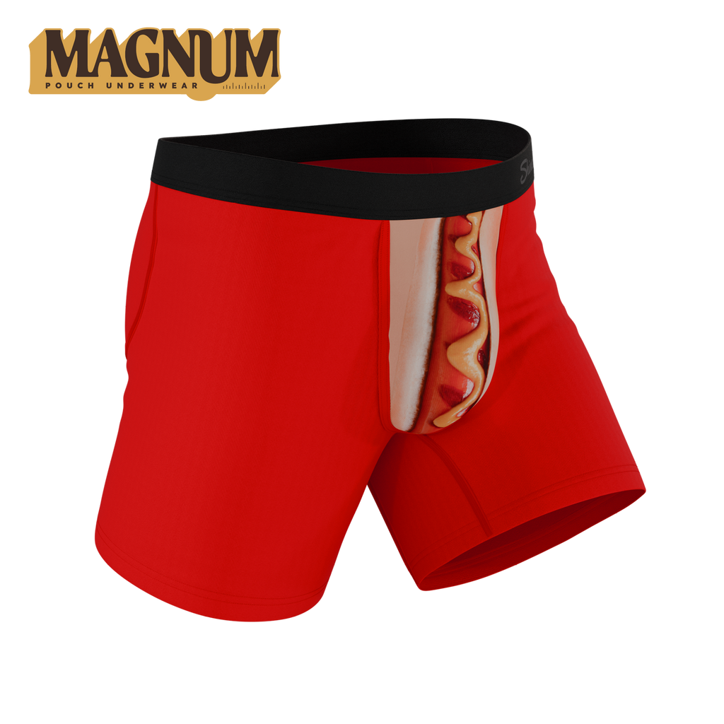 The Coney Islands | Hot Dog Ball Hammock® Magnum Big Pouch Underwear - Shinesty