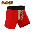 The Coney Islands | Hot Dog Ball Hammock® Magnum Big Pouch Underwear - Shinesty