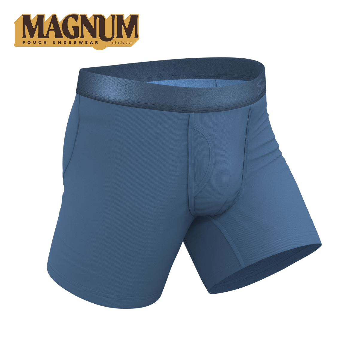 The Cool Cobalt | Slate Blue Ball Hammock® Magnum Big Pouch Underwear - Shinesty