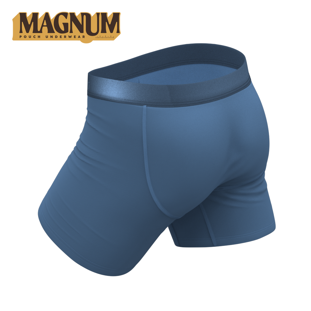 The Cool Cobalt | Slate Blue Ball Hammock® Magnum Big Pouch Underwear - Shinesty