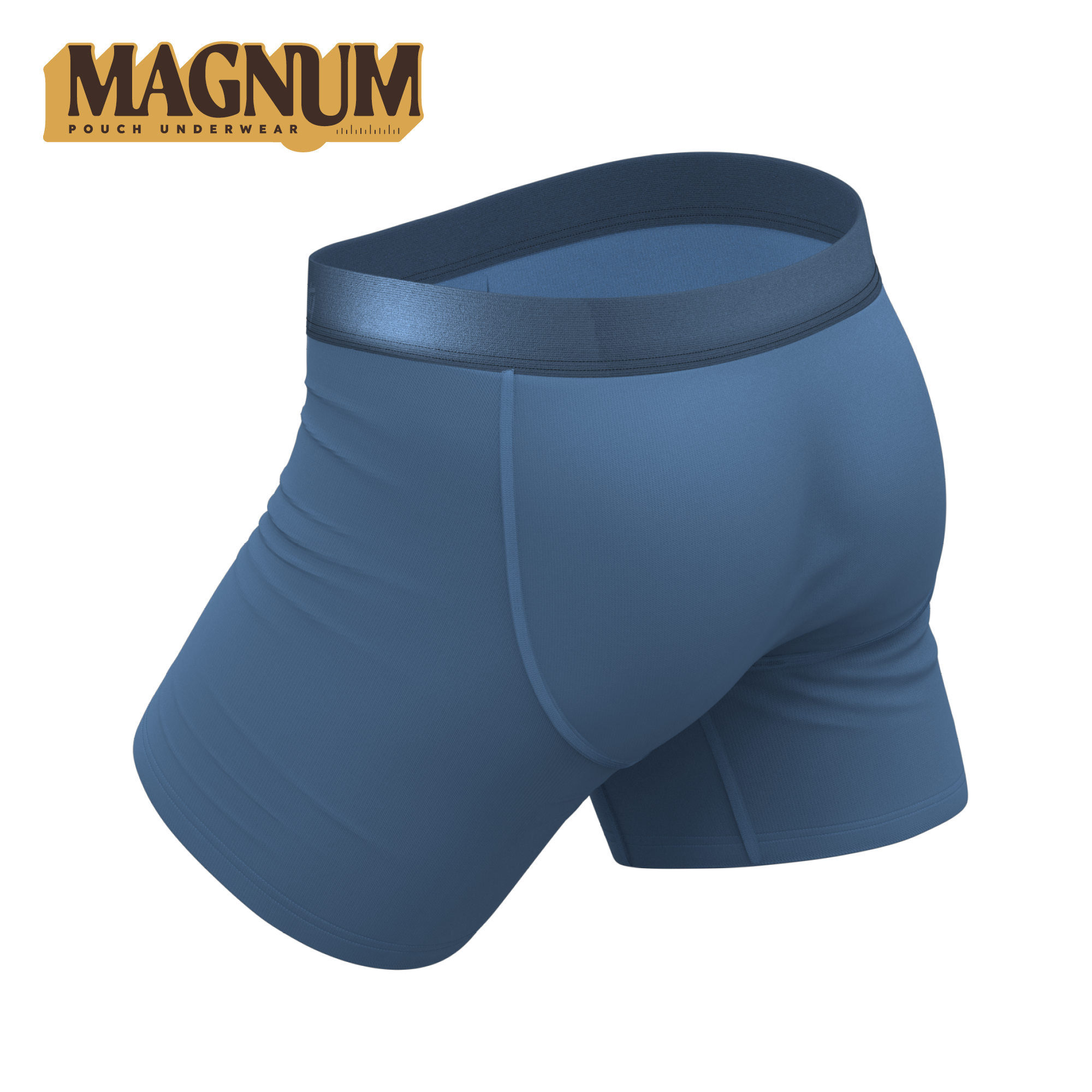 The Cool Cobalt | Slate Blue Ball Hammock® Magnum Big Pouch Underwear - Shinesty