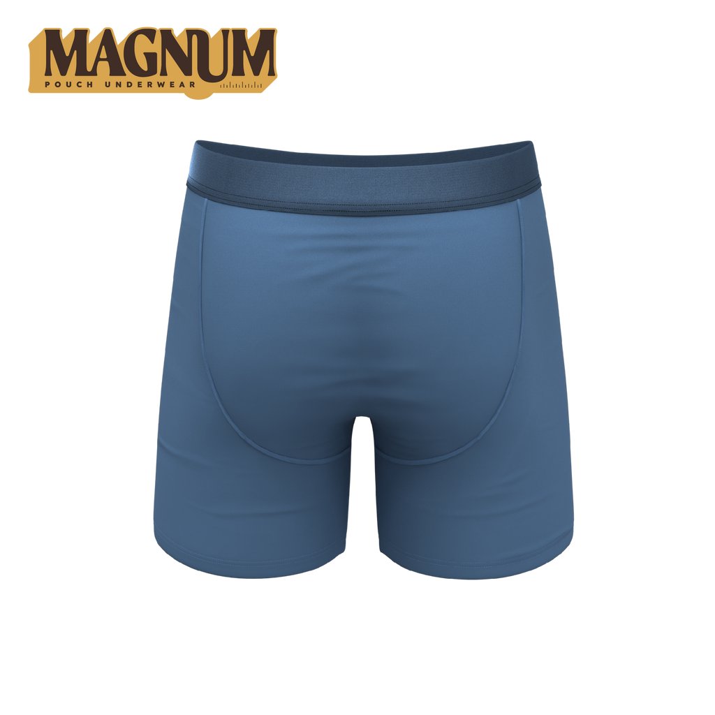 The Cool Cobalt | Slate Blue Ball Hammock® Magnum Big Pouch Underwear - Shinesty