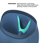 The Cool Cobalt | Slate Blue Ball Hammock® Boxer - Long Leg - Shinesty