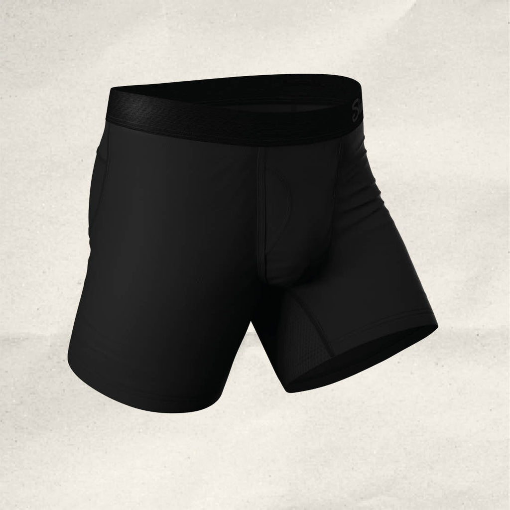 The Threat Level Midnight | Black paradICE™ Cooling Ball Hammock® Underwear - Shinesty
