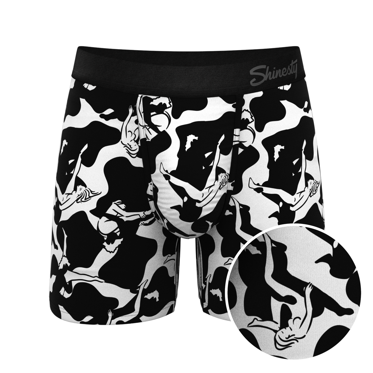 The Cowmasutra | Naughty Abstract Ball Hammock® Pouch Underwear - Shinesty