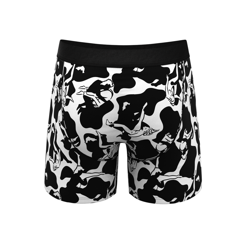 The Cowmasutra | Naughty Abstract Ball Hammock® Pouch Underwear - Shinesty