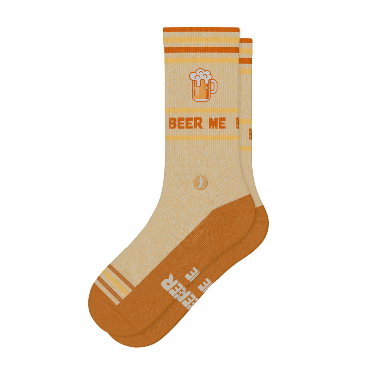 The Barley Pop | Beer Heel Hammock™ Crew Socks - Shinesty