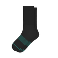 The Threat Level Midnight | Black Stay Weird Heel Hammock™ Crew Socks - Shinesty