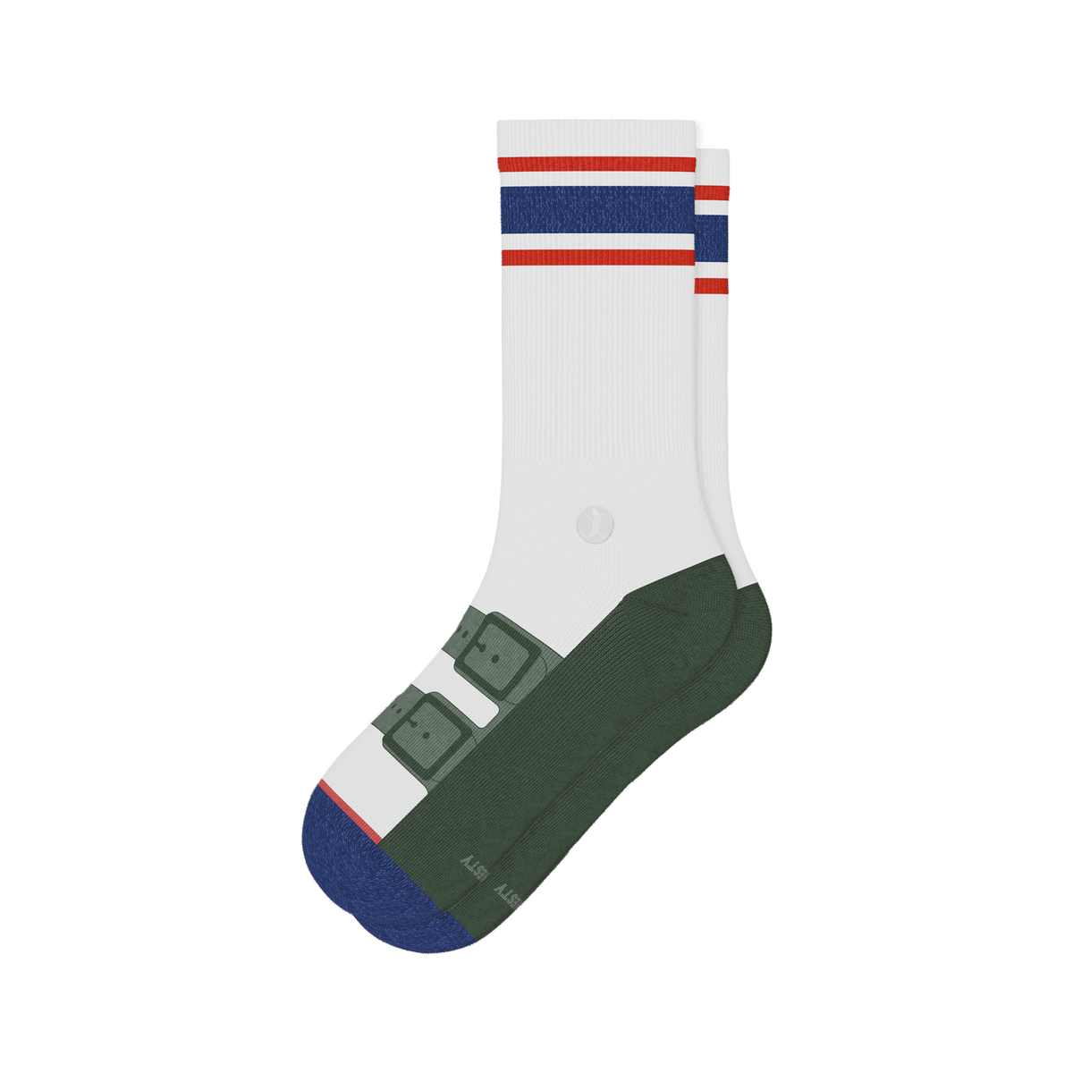 The Granola | Strap Sandal Heel Hammock™ Crew Socks - Shinesty