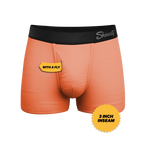 The Crossing Guard | Orange Ball Hammock® Pouch Trunk Underwear - Shinesty