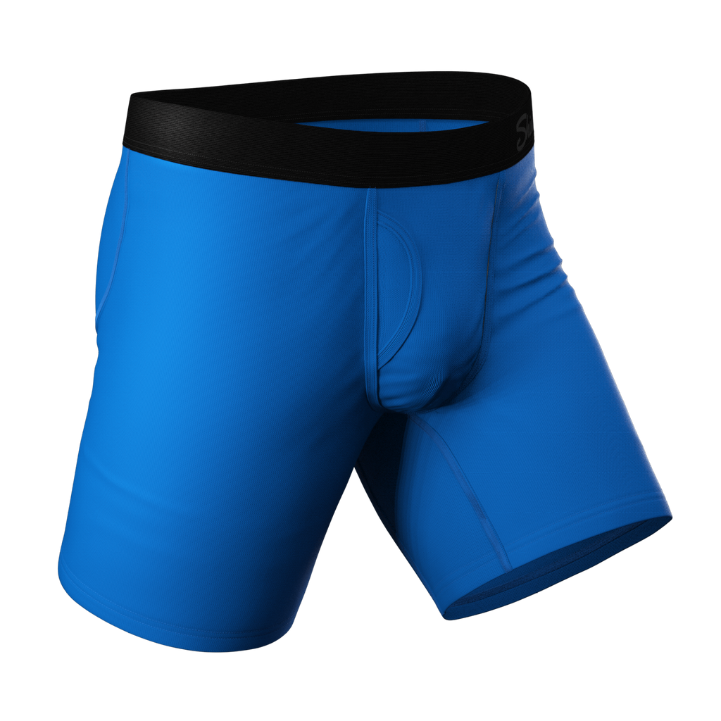 The Crown Jewels | Royal Blue Ball Hammock® Boxer - Long Leg - Shinesty