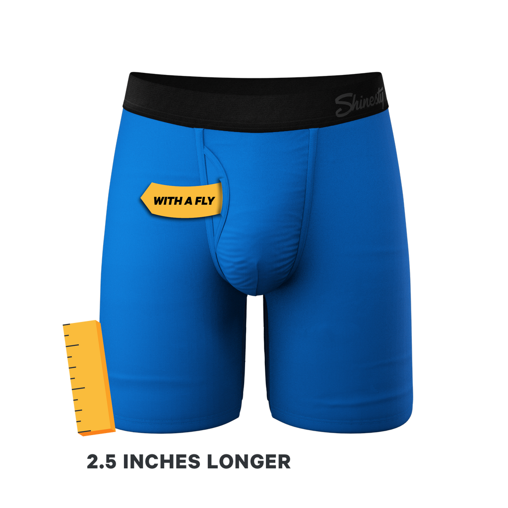 The Crown Jewels | Royal Blue Ball Hammock® Boxer - Long Leg - Shinesty
