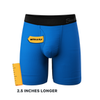 The Crown Jewels | Royal Blue Ball Hammock® Boxer - Long Leg - Shinesty