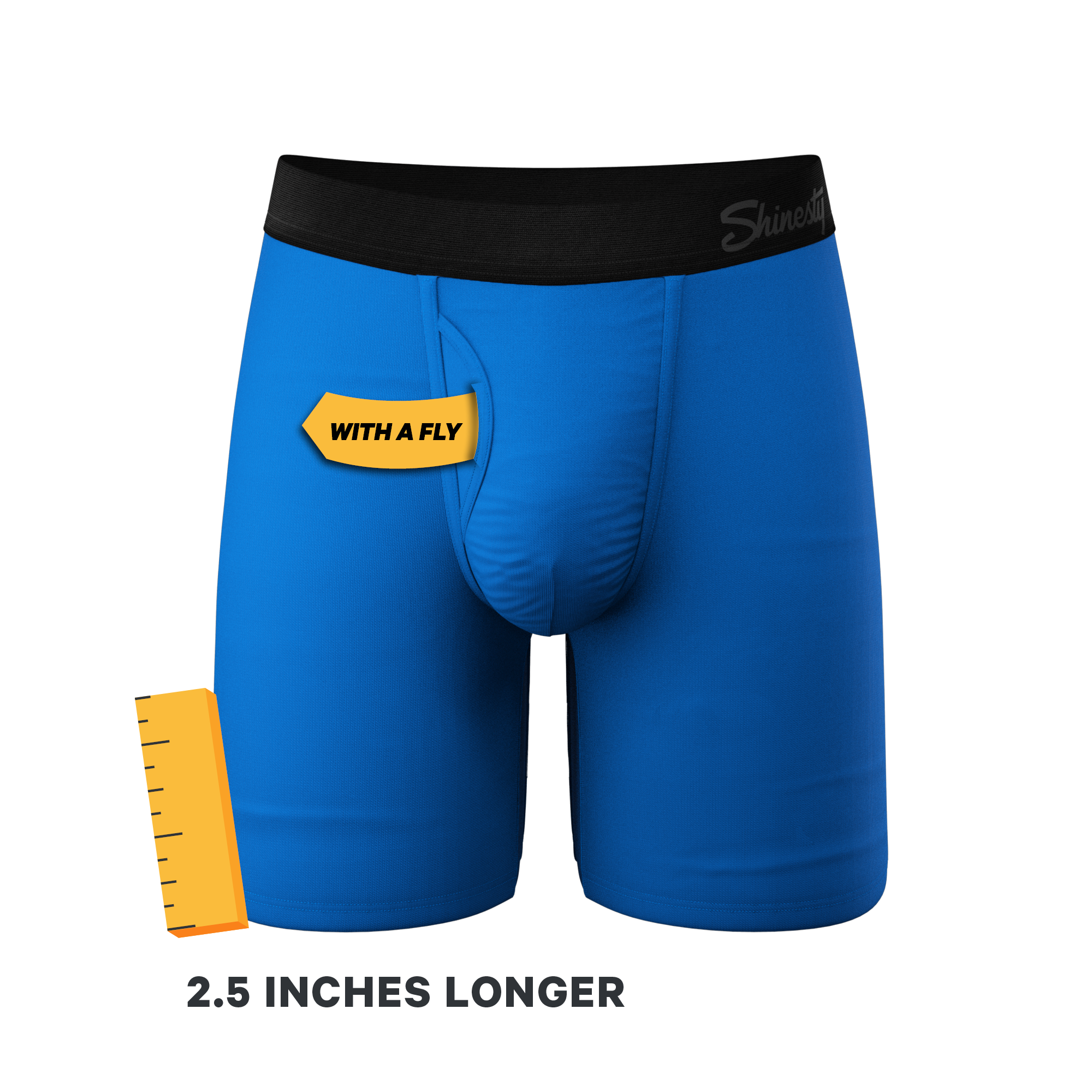 The Crown Jewels | Royal Blue Ball Hammock® Boxer - Long Leg - Shinesty