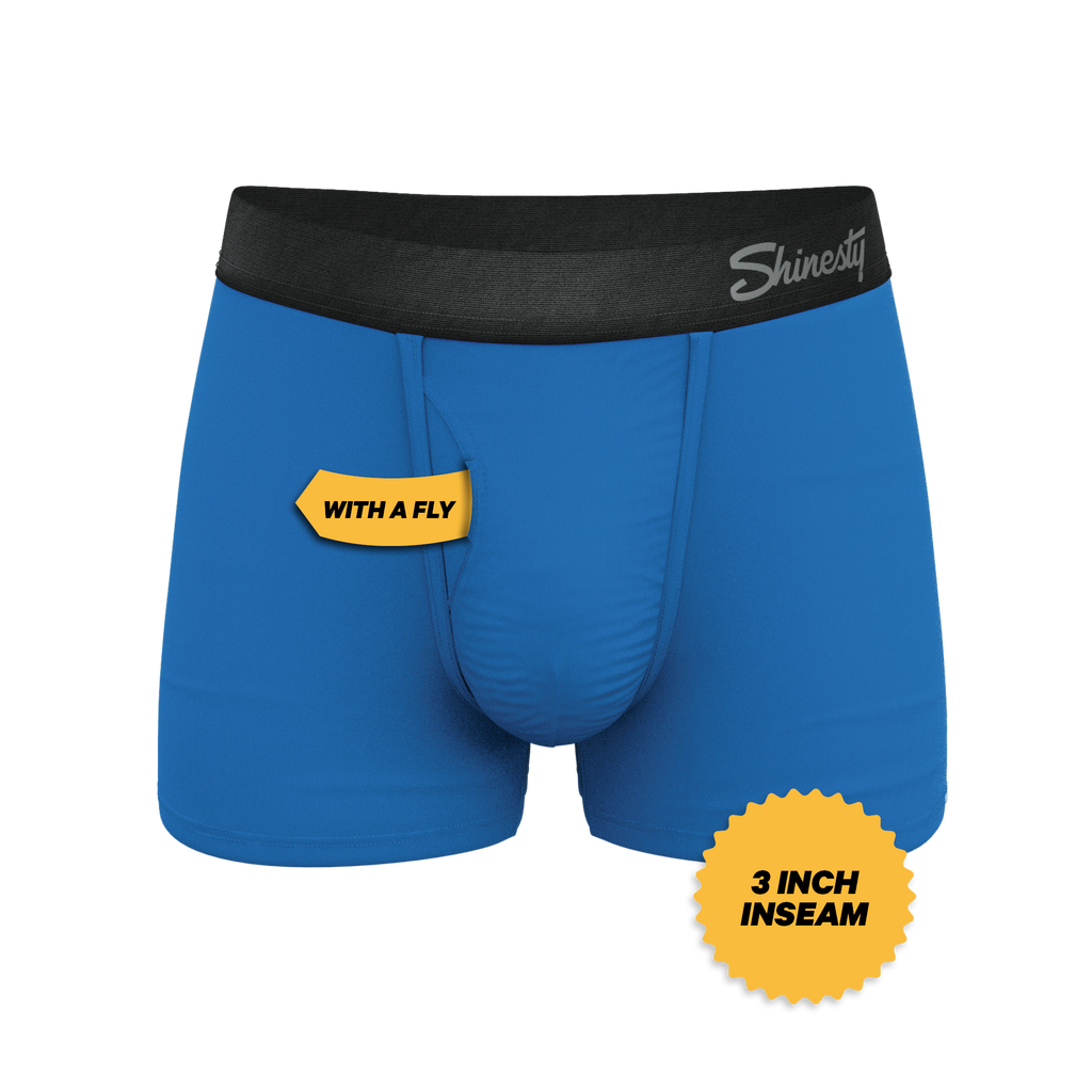 The Crown Jewels | Royal Blue Ball Hammock® Pouch Trunks Underwear - Shinesty