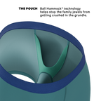 The Curacao | Teal Ball Hammock® Pouch Underwear - Shinesty