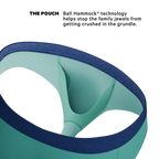 The Curacao | Teal Ball Hammock® Pouch Underwear Briefs - Shinesty