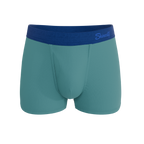 The Curacao | Teal Ball Hammock® Pouch Trunks Underwear - Shinesty