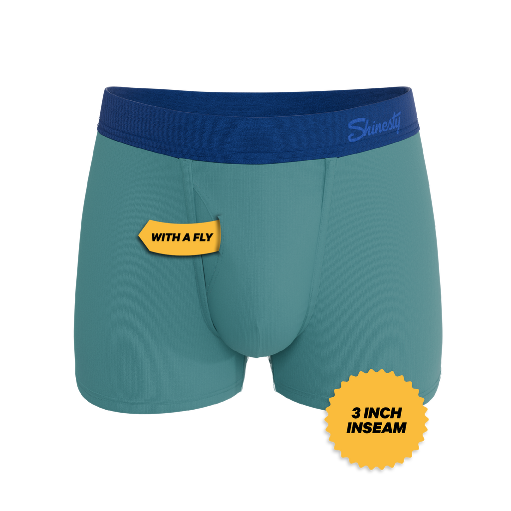 The Curacao | Teal Ball Hammock® Pouch Trunks Underwear - Shinesty