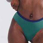 The Curacao | Teal Cheeky Underwear - Shinesty