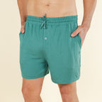 The Curacao | Teal SleepDeep™ Men’s Pajama Shorts - Shinesty