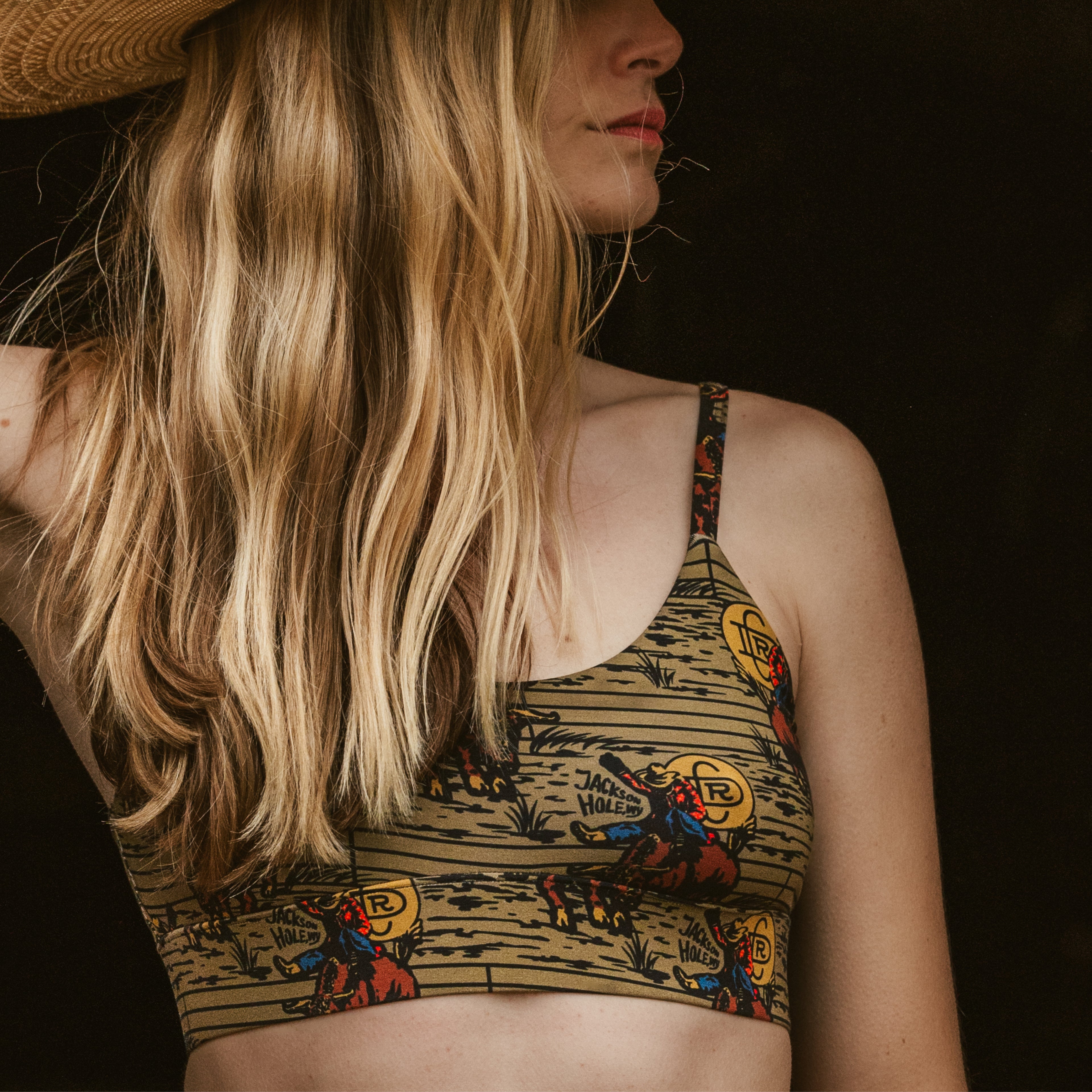 The 1912 | Western Shinesty x Diamond Cross Ranch Boob Hammock™ Scoop Bralette - Shinesty