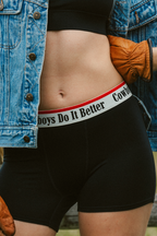 The Cowboys Do It Better | Black Shinesty x Diamond Cross Ranch Women’s Boxers - Shinesty