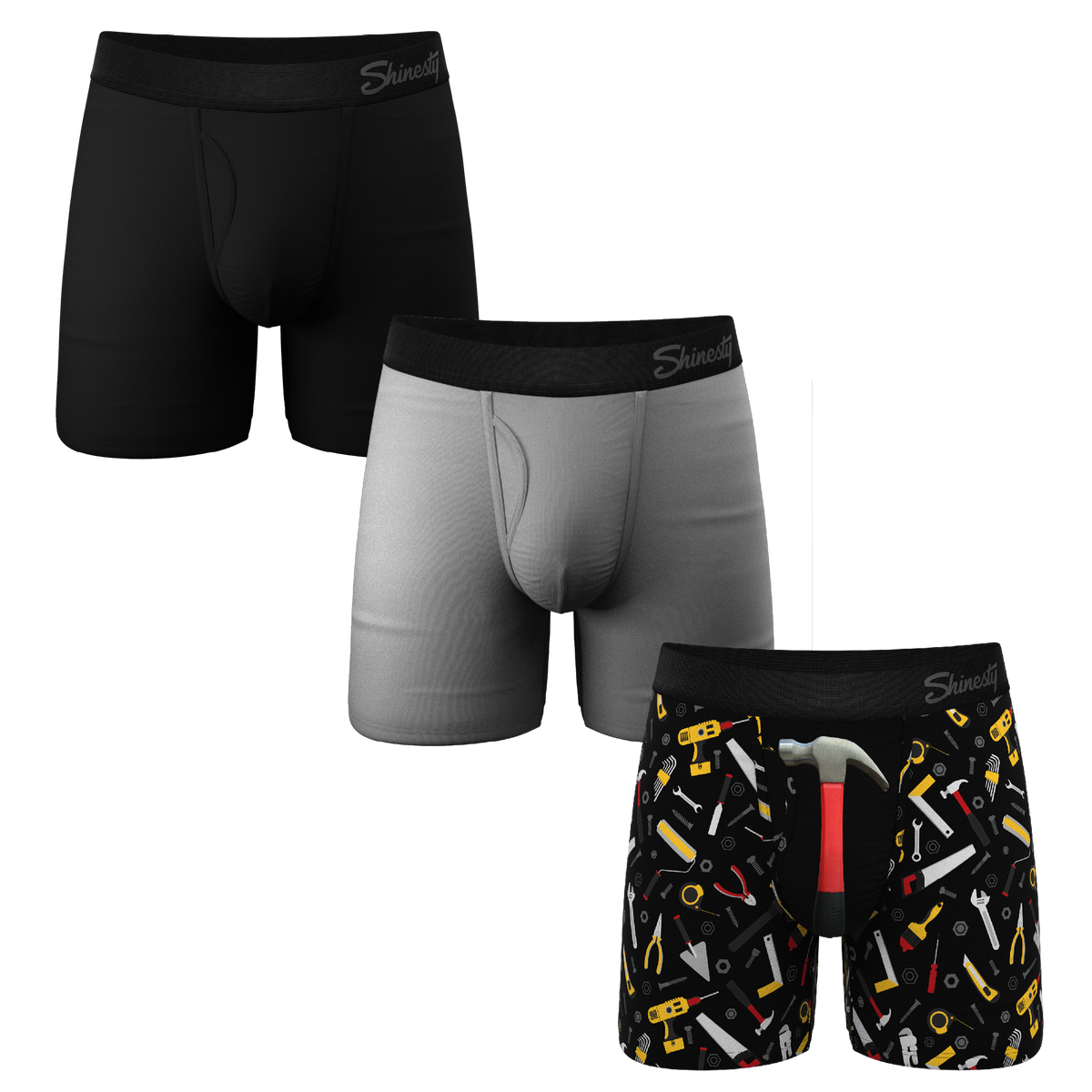 The Dad's Essentials Pack | Ball Hammock® Pouch Boxer Briefs with Fly 3 Pack - Shinesty