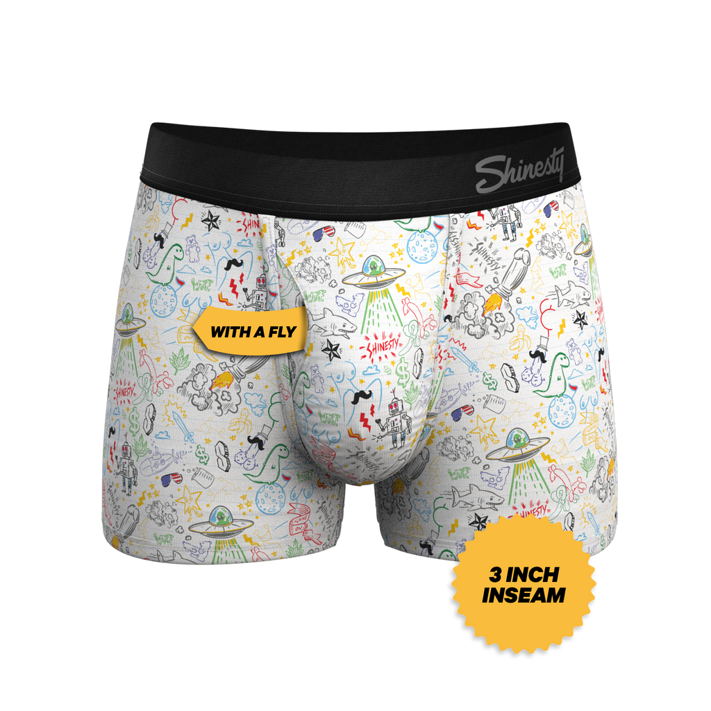 The Daily Detention | Doodle Ball Hammock® Pouch Trunk Underwear - Shinesty