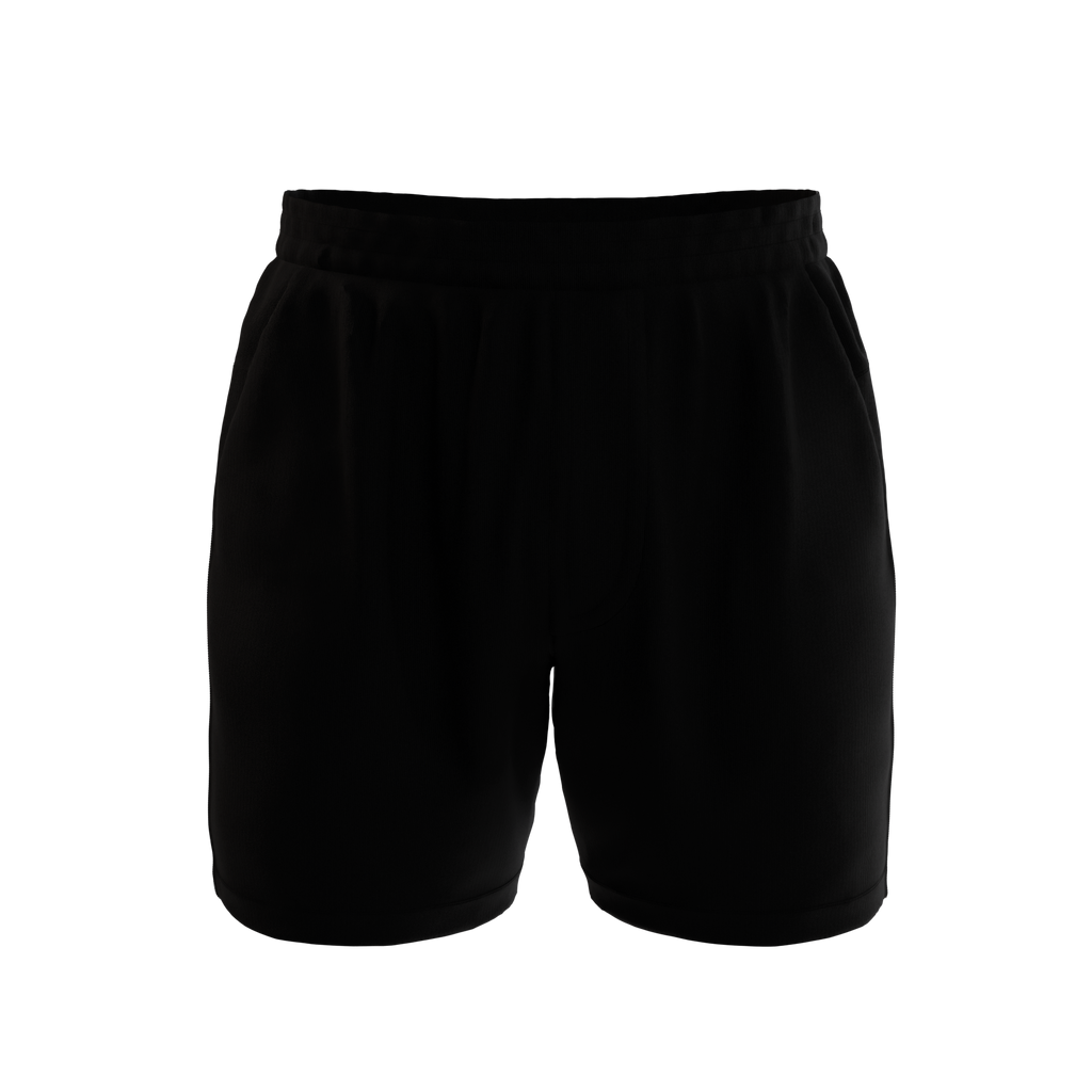 The Darkside | Black Camouflage Ball Hammock® 5 Inch Athletic Shorts - Shinesty