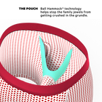 The Date Night | Valentine's Day Bow Ball Hammock® Pouch Underwear With Fly - Shinesty