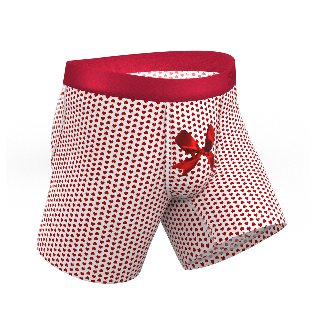The Date Night | Valentine's Day Bow Ball Hammock® Pouch Underwear - Shinesty
