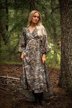 The Deerly Departed | RealTree x Shinesty Camouflage Long Sleeve Dress - Shinesty