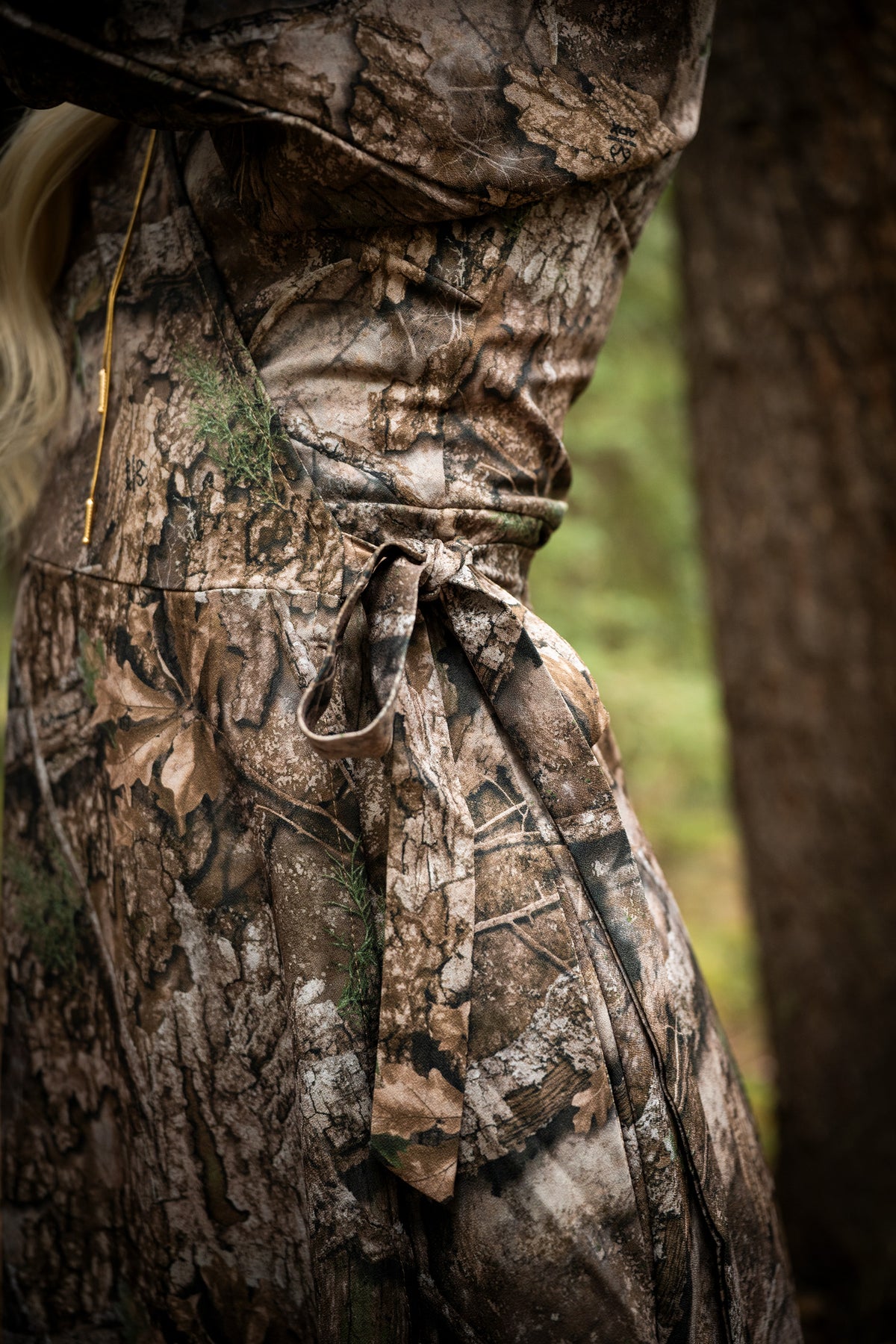 The Deerly Departed | RealTree x Shinesty Camouflage Long Sleeve Dress - Shinesty