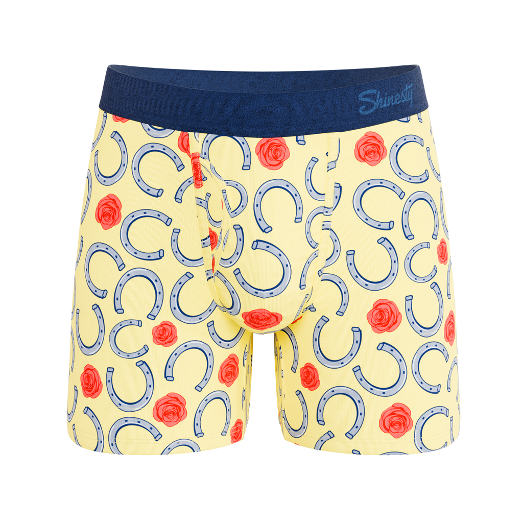 The Derby Delight | Horseshoe Ball Hammock® Pouch Underwear With Fly - Shinesty