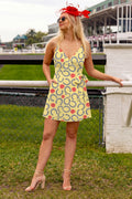 The Derby Delight | Horseshoe Strappy Dress - Shinesty