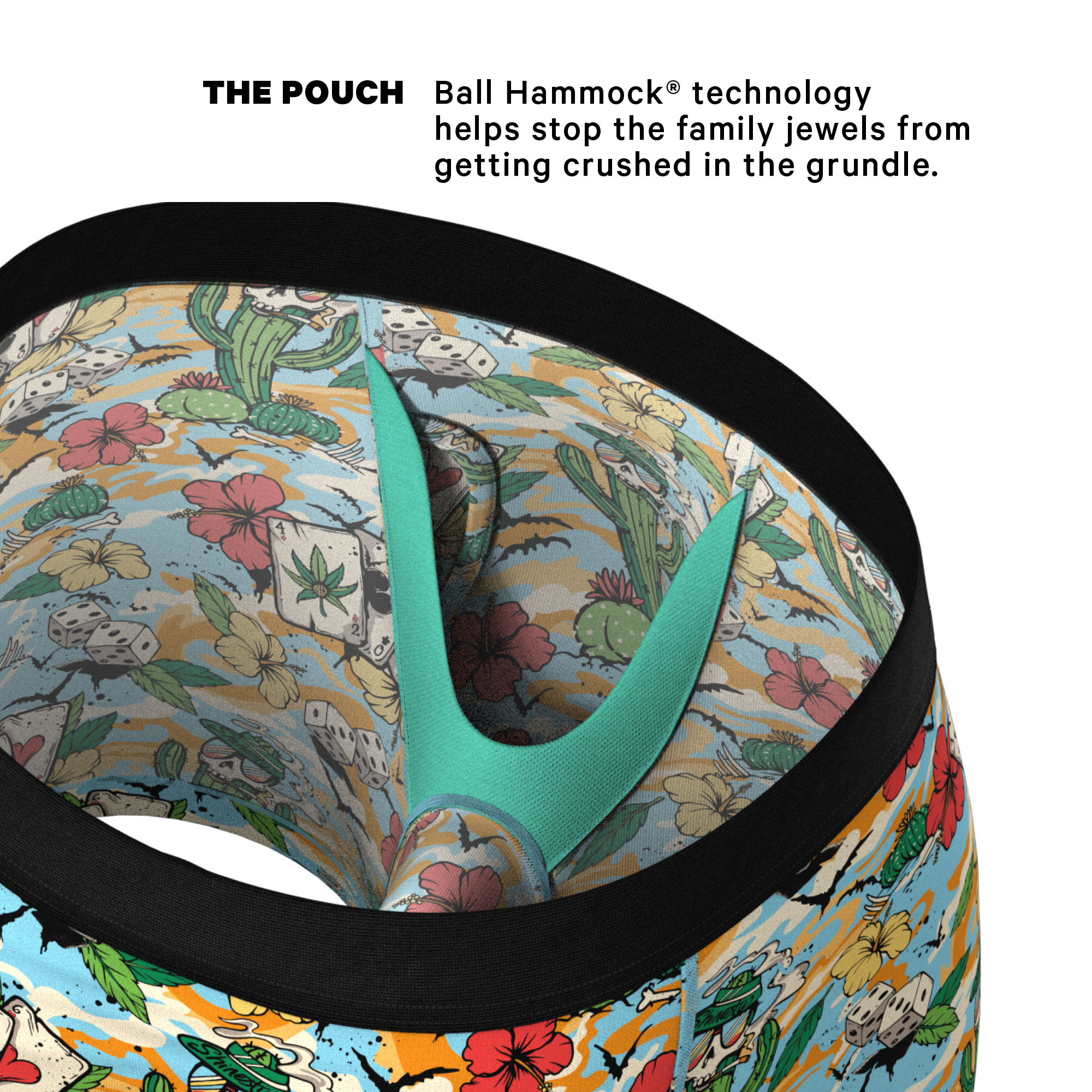 The Desert Oasis | Vegas Ball Hammock® Pouch Underwear With Fly - Shinesty