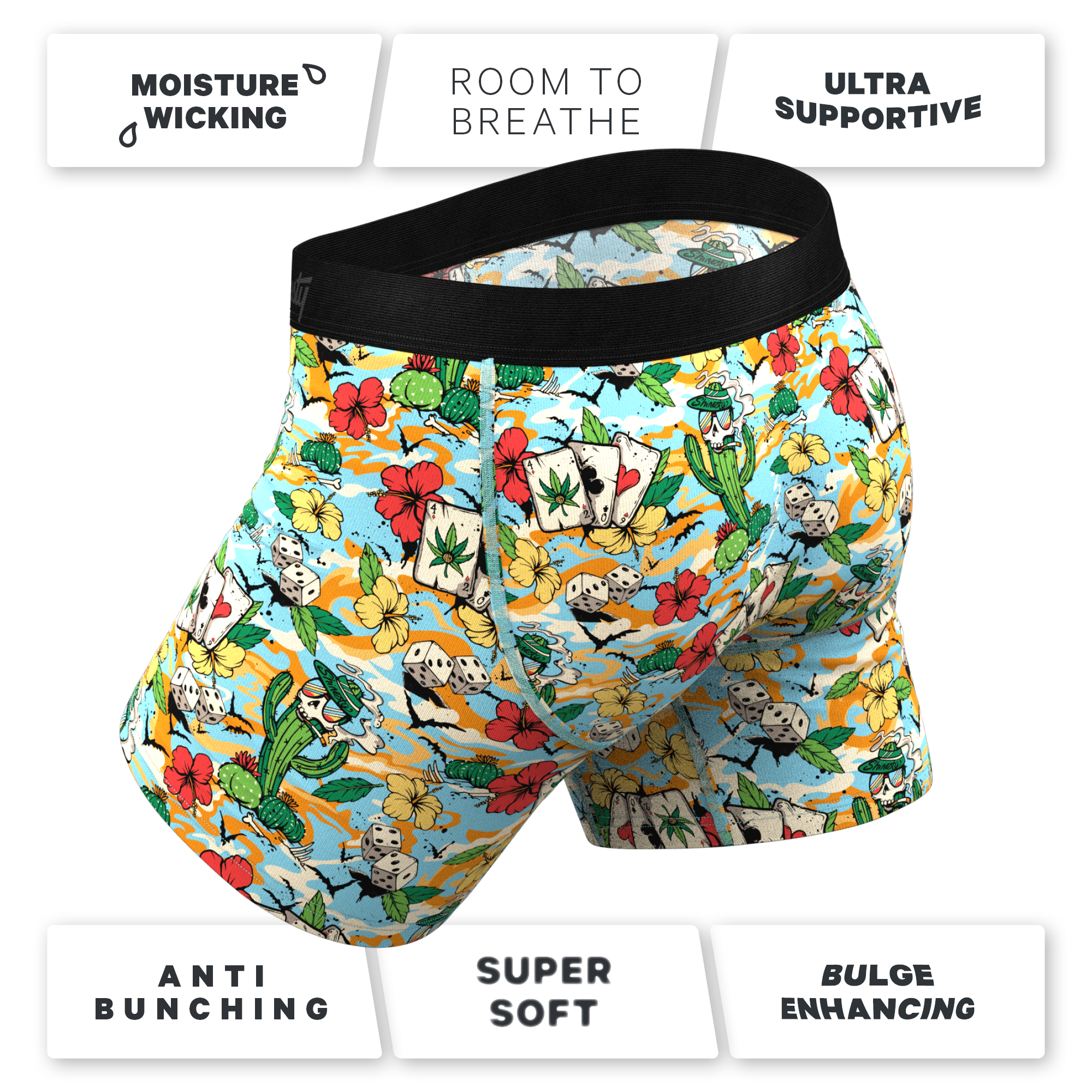 The Desert Oasis | Vegas Ball Hammock® Pouch Underwear With Fly - Shinesty