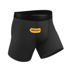 The Diamond Dog | Micro Diamonds Ball Hammock® Pouch Underwear With Fly - Shinesty