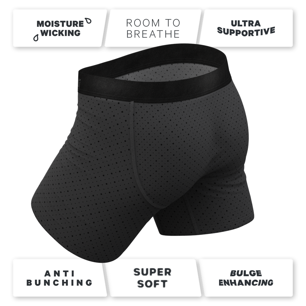The Diamond Dog | Micro Diamonds Ball Hammock® Pouch Underwear - Shinesty