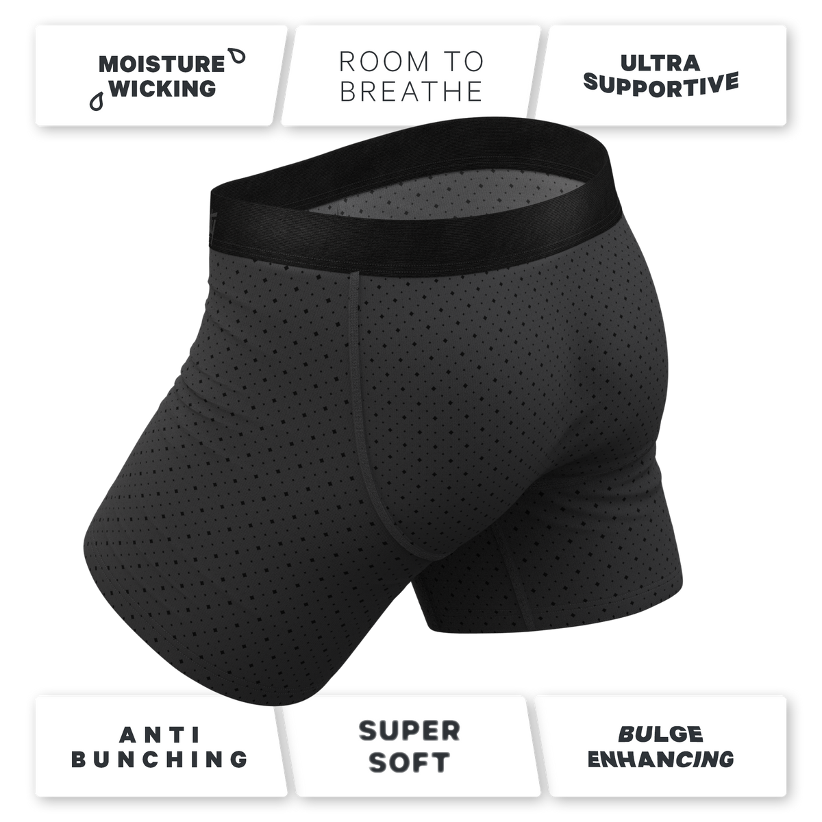 The Diamond Dog | Micro Diamonds Ball Hammock® Pouch Underwear - Shinesty