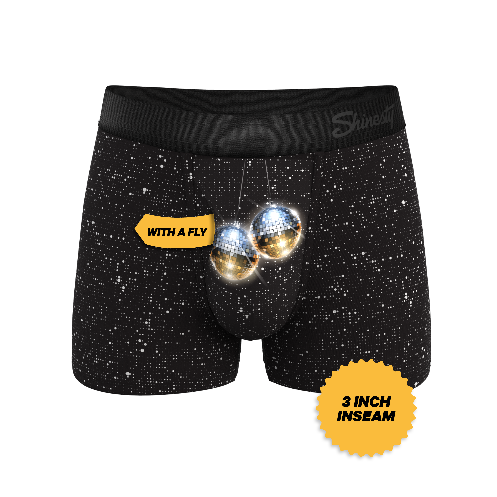 The Discotheque | Disco Ball Ball Hammock® Pouch Trunks Underwear - Shinesty