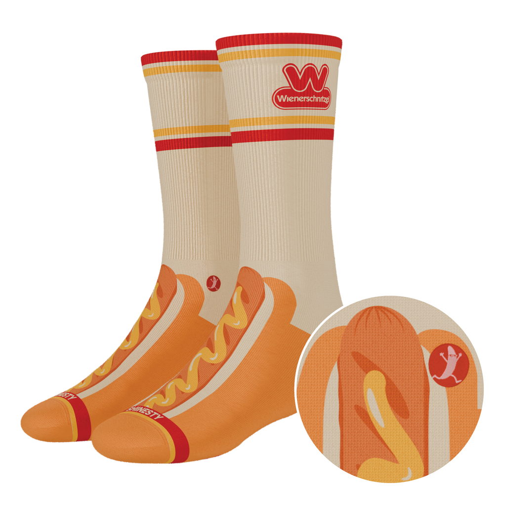 The Dog On Dog | Shinesty x Wienerschnitzel Heel Hammock™ Crew Socks - Shinesty