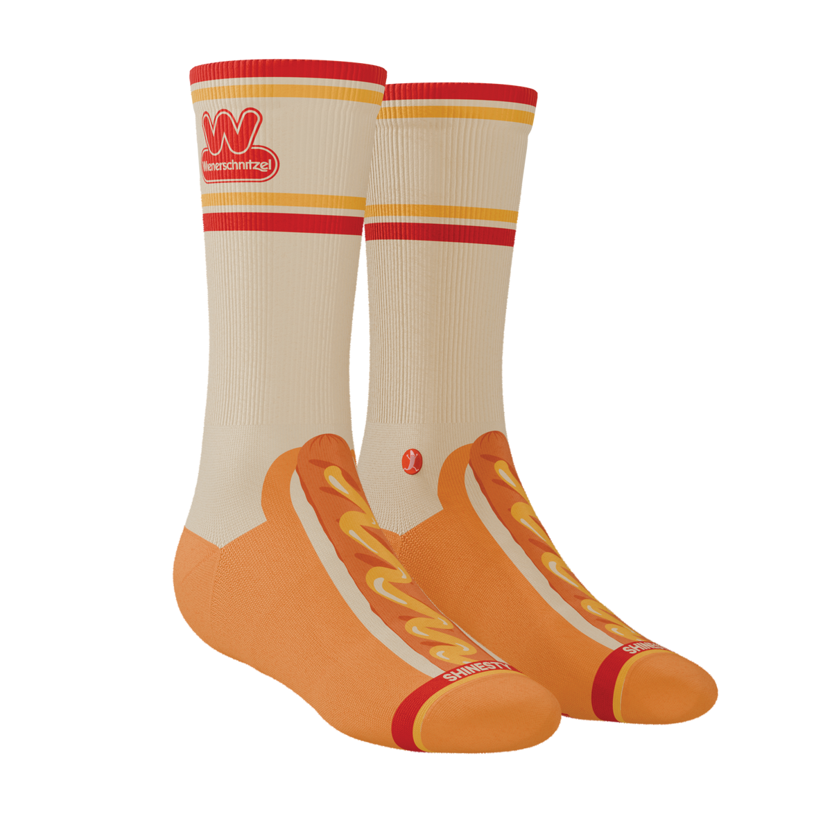 The Dog On Dog | Shinesty x Wienerschnitzel Heel Hammock™ Crew Socks - Shinesty