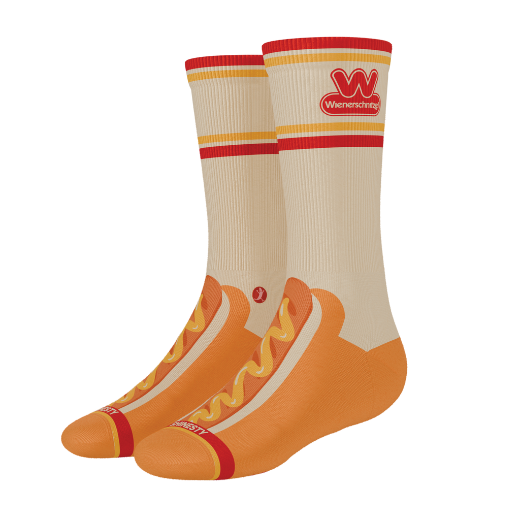 The Dog On Dog | Shinesty x Wienerschnitzel Heel Hammock™ Crew Socks - Shinesty