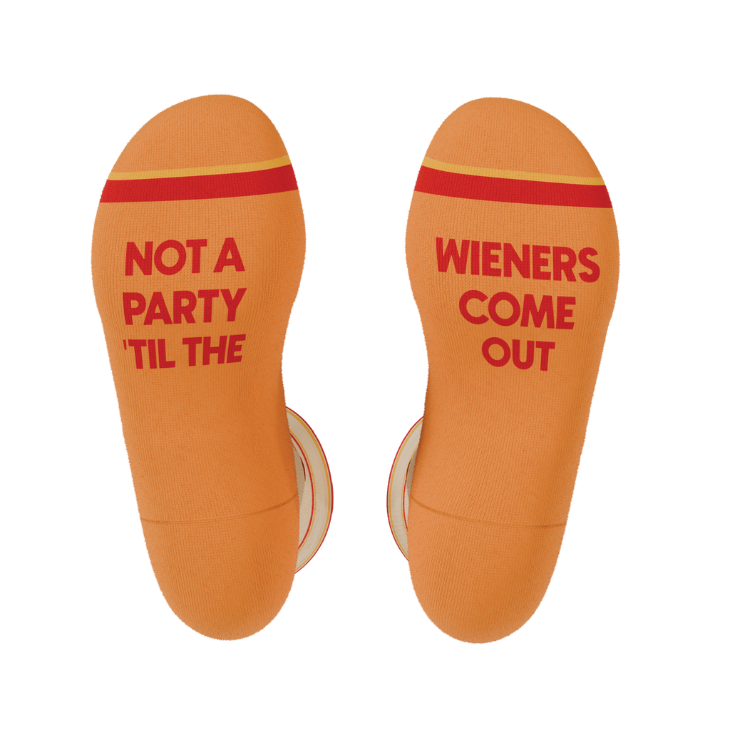The Dog On Dog | Shinesty x Wienerschnitzel Heel Hammock™ Crew Socks - Shinesty